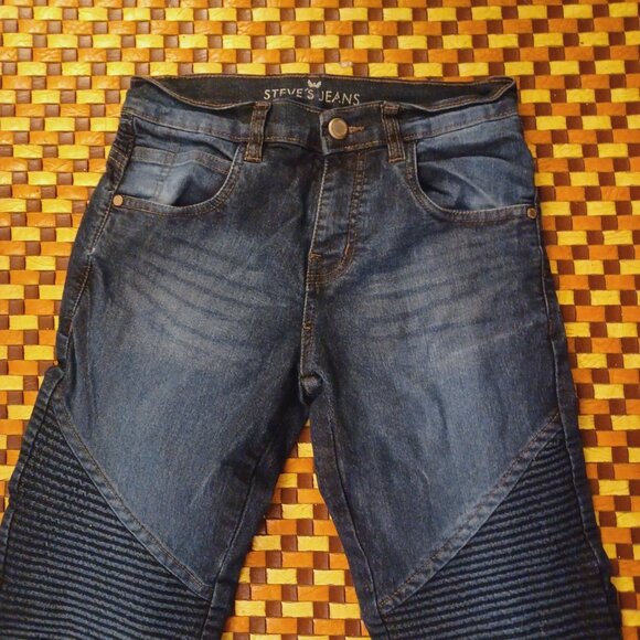 Steve’s Jeans Stretch Blue Denim Jean Size 12 - Picture 2 of 4